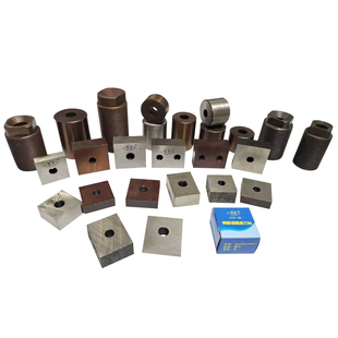 液压钢筋调直机刀片配件大全3538方刀片头调直轮框架编码器