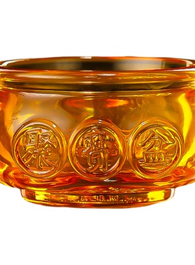 供杯聚宝盆供水杯佛前供佛水杯佛堂上供财神爷圣水杯观音净水杯