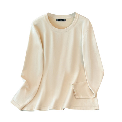 凤凰依屋大码宽松毛织上衣