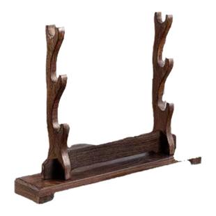 宝剑架大号镇宅鸡翅木兵器架实木刀架客厅摆件桌面剑托多层展览架