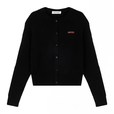 GUESS女士修身百搭针织羊毛羊绒外套-W4PR1RZ0W90