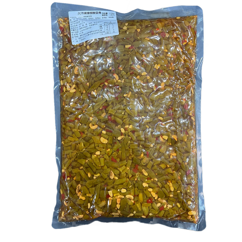 高品质红油酸笋辣椒豆角