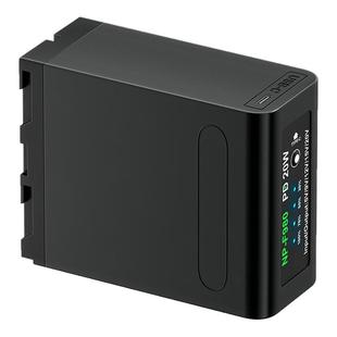 【国家3C认证】索尼NP-F980/970电池type-c快充适用LED补光灯图传监视器摄影机NX5C NX3大容量外接相机锂电池