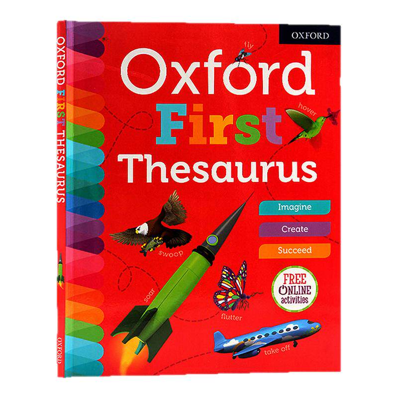 进口英文原版正版 牛津儿童近义词图解字典 Oxford First Thesaurus 英英字典 工具书 单词学习