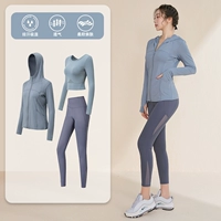 Синий лонгслив, куртка, комплект, 3 предмета