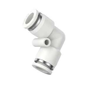 PV弯通对接快插气动气管接头塑料接快速接头PV4/6/8/10/12/14/16