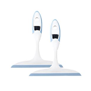 擦玻璃神器窗户清洁刷镜子浴室专用刮水板附带缝隙刷刮水器2把