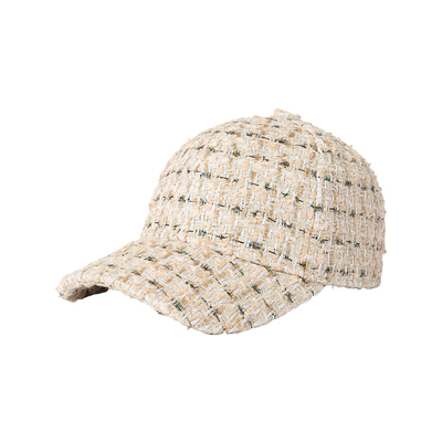 女贡国Linton高定粗花呢棒球帽女