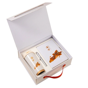 城市印象笔记本北京上海地标保温杯书签冰箱贴LED灯牌展架伴手礼文创纪念套盒定制文旅活动礼物