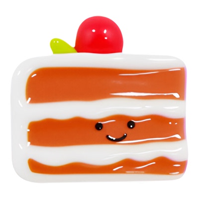 Mkop洞洞鞋配饰高级感鞋扣卡通蛋糕花鞋花装饰扣适配Cross/Crocs