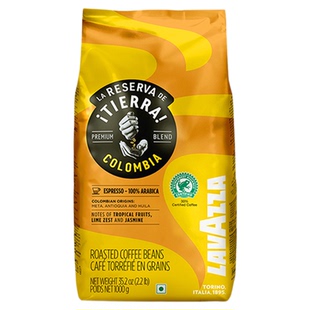 lavazza拉瓦萨意大利进口大地系列原产地咖啡豆哥伦比亚咖啡1kg