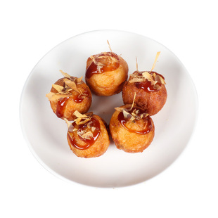 泰祥速冻章鱼丸日式章鱼烧章鱼小丸子半成品大阪烧烧烤油炸 1.2kg