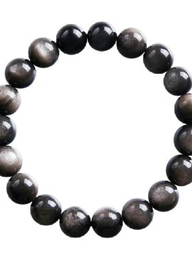 GLTEN天然黑曜石男女款手链