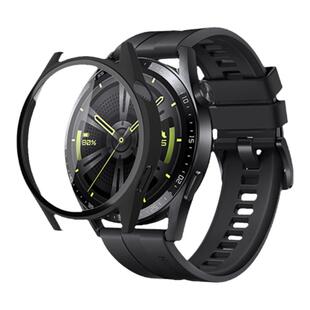 适用华为gt5保护壳watchGT4智能手表GT3保护套pc钢化膜watch4新款保护膜华为gt2pro表壳2e全包壳膜一2体配件