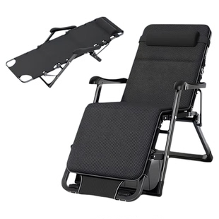 躺椅折叠午休椅子午睡床办公室靠背懒人躺椅床沙滩家用多功能椅子