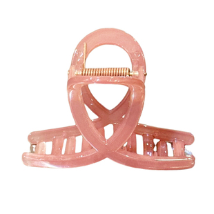 6.4韩国baket发饰甜美纯色交叉发抓夹气质简约百搭鲨鱼夹发夹