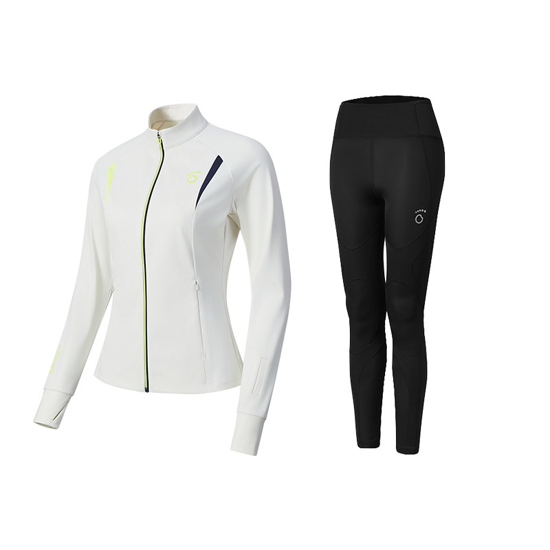 原创单品｜马孔多防风加绒外套+支撑压缩长裤运动跑步套装