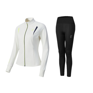 原创单品｜马孔多防风加绒外套+支撑压缩长裤运动跑步套装