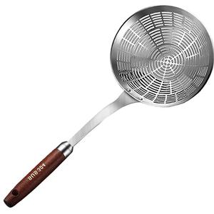 食品级304不锈钢漏勺捞面捞饺子油炸厨房笊篱过滤网潮汕火锅专用