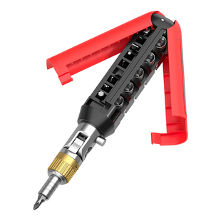 高硬度棘轮螺丝刀套装正反转多功能扳手双向多角度快速直角螺丝批