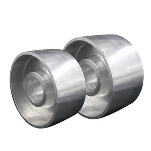 砂带机铝轮电机主动轮铝芯橡胶轮被动轮全铝轮从动轮调偏轮张紧轮