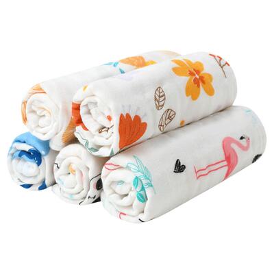 洁丽雅纱布毛巾儿童用超柔软婴儿