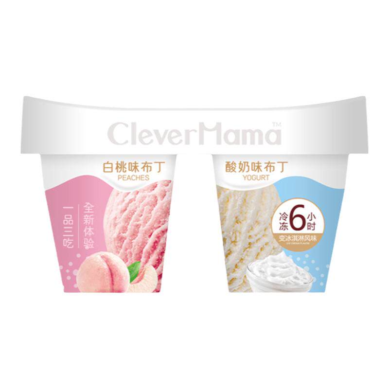 巧妈妈冰淇淋布丁双享办公室零食