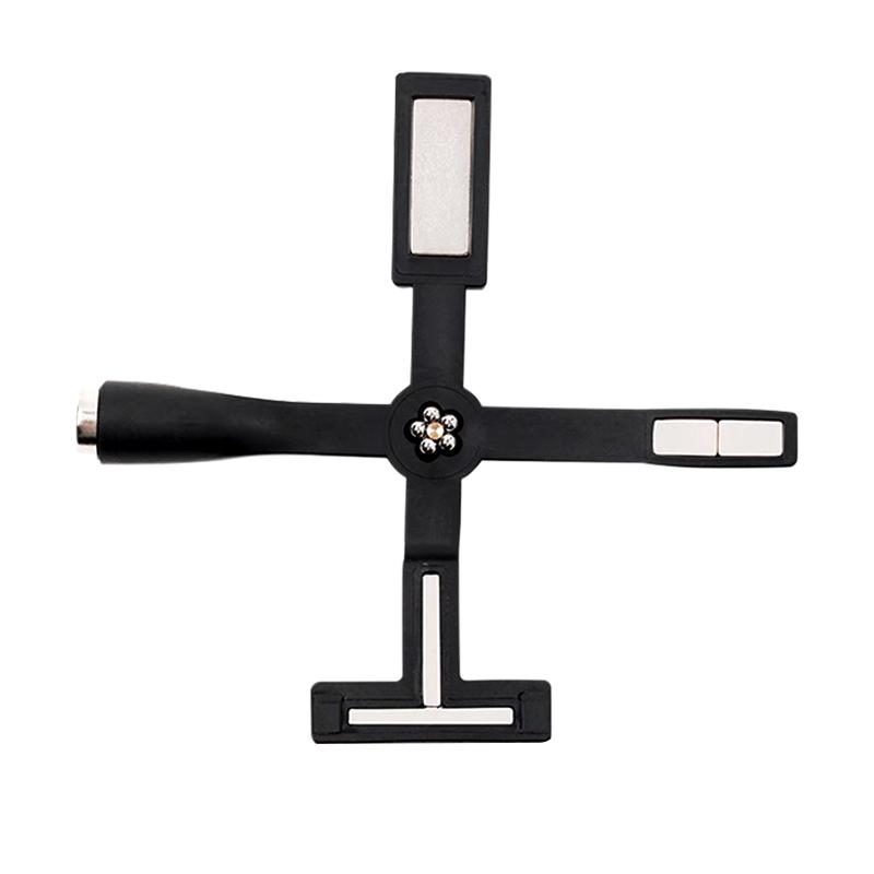 美甲十字架花样磁铁猫眼指甲油胶多功能便携强力吸铁石五合一工具