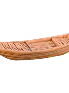 微景观江南小船渔船乌篷船摆件