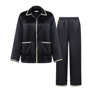 吴磊同款】Not Just Pajama 22姆米真丝男士睡衣情侣家居服套装