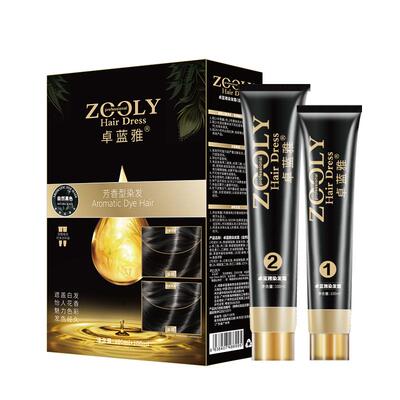 卓蓝雅染发剂自然黑色芳香无异味
