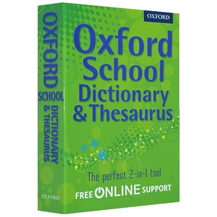 正版 牛津小学高年级学生英语词典 同义词辞典 英文原版英英词典 Oxford School Dictionary Thesaurus 英文版进口书