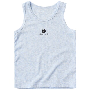 薄软透气速干 夏天都需要凉爽薄款儿童网眼背心男童女童中大童夏