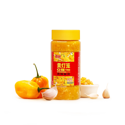 南国食品500g黄灯笼辣椒酱