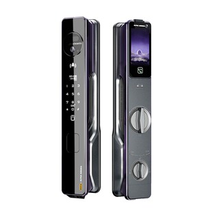 阿尔法极光指纹锁家用防盗门锁人脸识别可视猫眼密码锁智能门锁