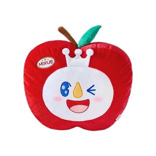 蜜雪冰城大苹果雪王暖手抱枕可爱玩具毛绒公仔靠枕送女生年货送礼