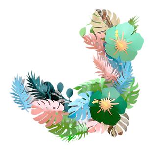 幼儿园教室环境春天主题黑板报布置装饰纸艺树叶花朵环创材料墙贴