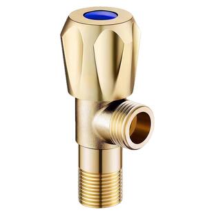 全铜角阀家用热水器开关阀卫生间4分通用冷热止水阀门加厚三角阀
