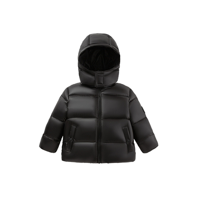 babylove【幻彩极光】黑金亲子羽绒服冬三防加厚外套儿童防寒冬装