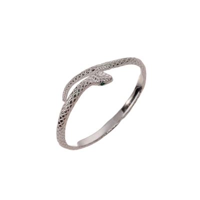 银奥女999足银灵蛇手镯