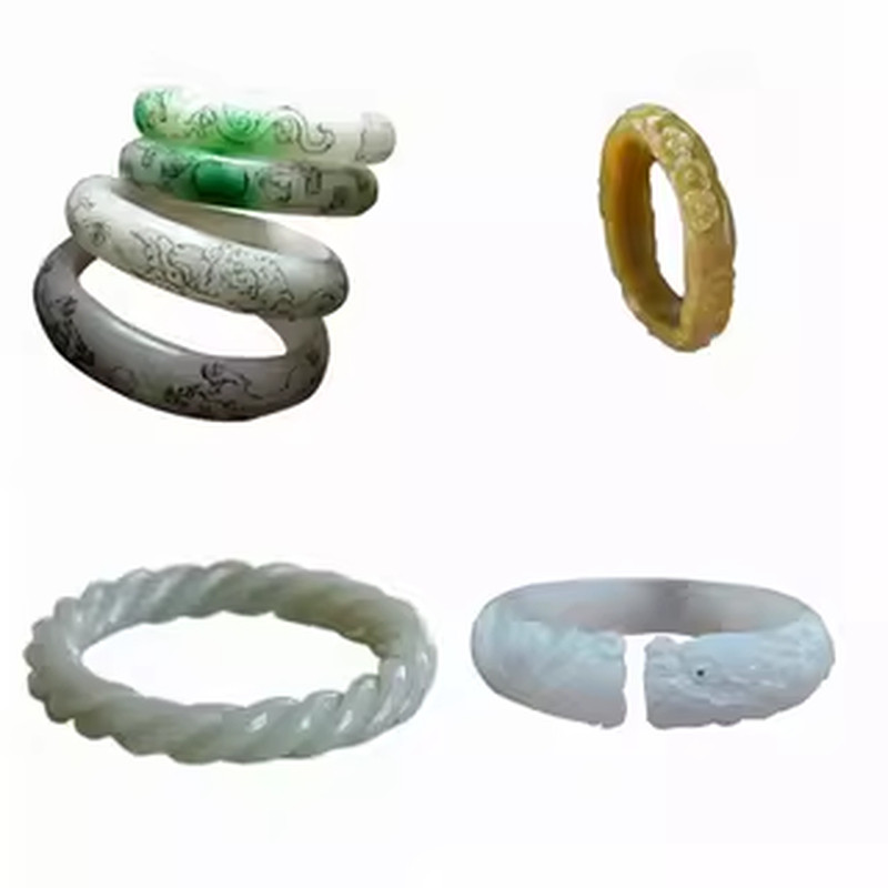 玉佩挂件雕刻加工定制手工雕刻数手镯