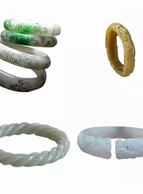 玉佩挂件雕刻加工定制手工雕刻数控机器雕刻观音佛如意吊坠精抛光