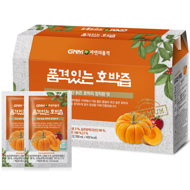韩国GNM Life南瓜汁消保健品水肿术后非南瓜子油南瓜籽软胶囊30包