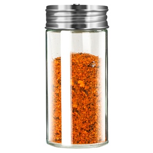 胡椒粉专用玻璃撒料瓶芝麻撒料罐烧烤专用撒盐神器撒粉罐组合套装