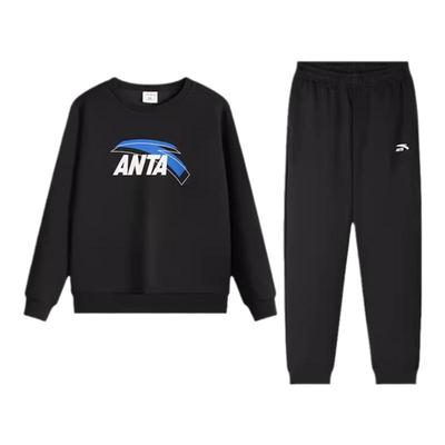 安踏儿童卫衣卫裤套装秋冬运动服