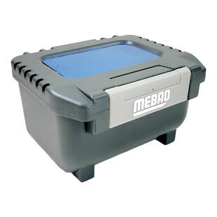 明邦活饵盒带磁铁腰盒路亚钓箱配件走钓饵料收纳盒诱饵盒溪流饵盒