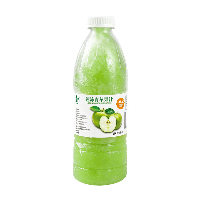 饮力健冷冻青苹果原浆nfc苹果汁纯苹果酱商用奶茶店果茶冲饮原料