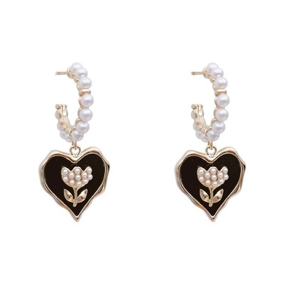 甜酷辣妹~复古郁金香耳环