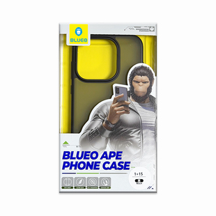 BLUEO蓝猩先生适用一加15手机壳护甲防摔套一加13T保护壳简约全包磨砂一加13镜头膜全覆盖AR增透高清钢化膜