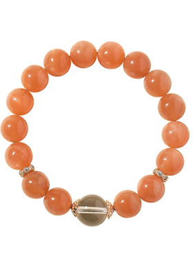 天然正品太阳石手串橙月光水晶